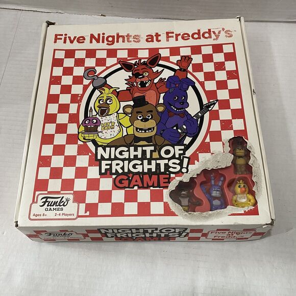 Five Nights at Freddy's Night of Frights! Board Game Funko Games Pre Owned Read - Picture 1 of 7